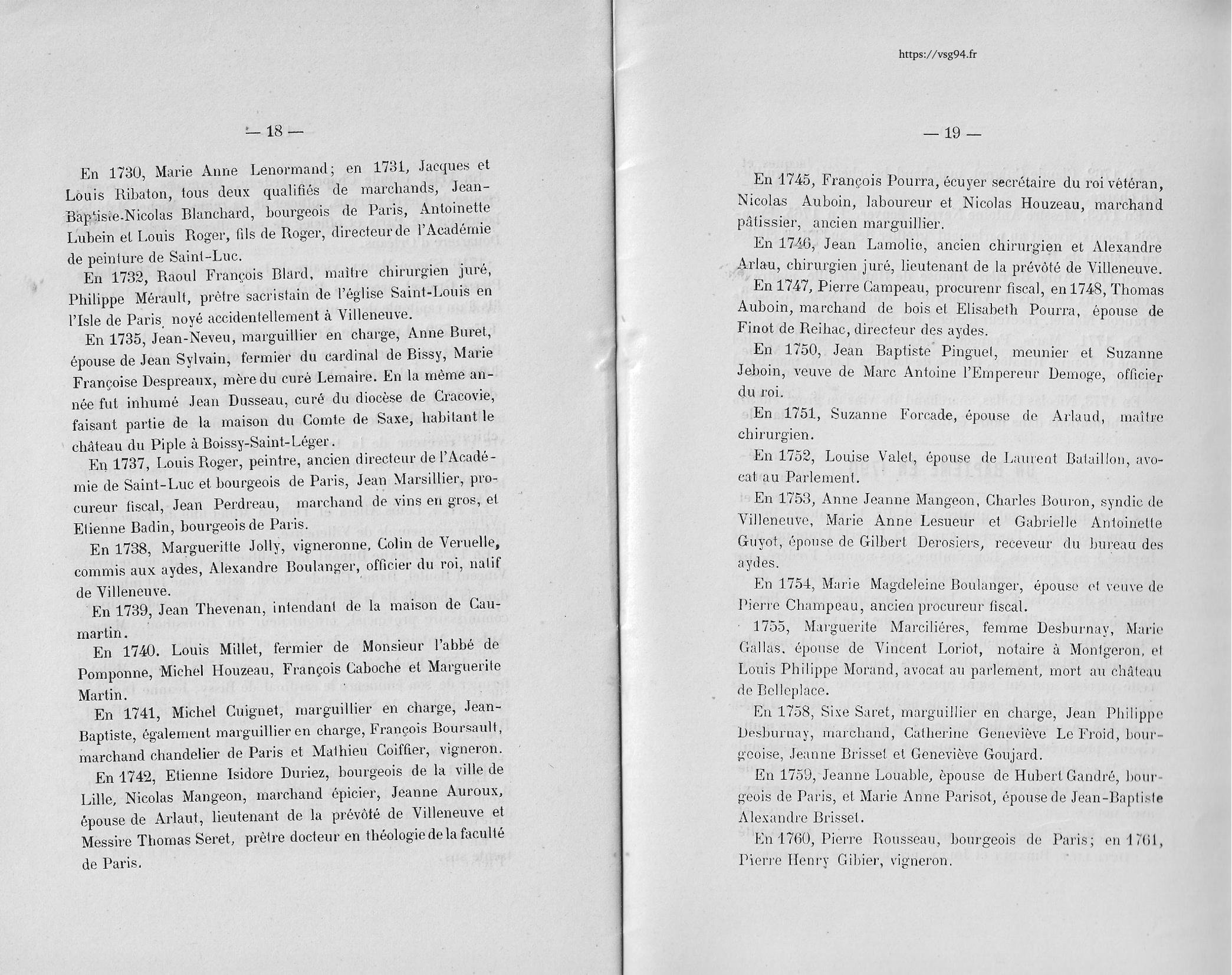 Les chapitres de l'histoire de Villeneuve-Saint-Georges page 9
