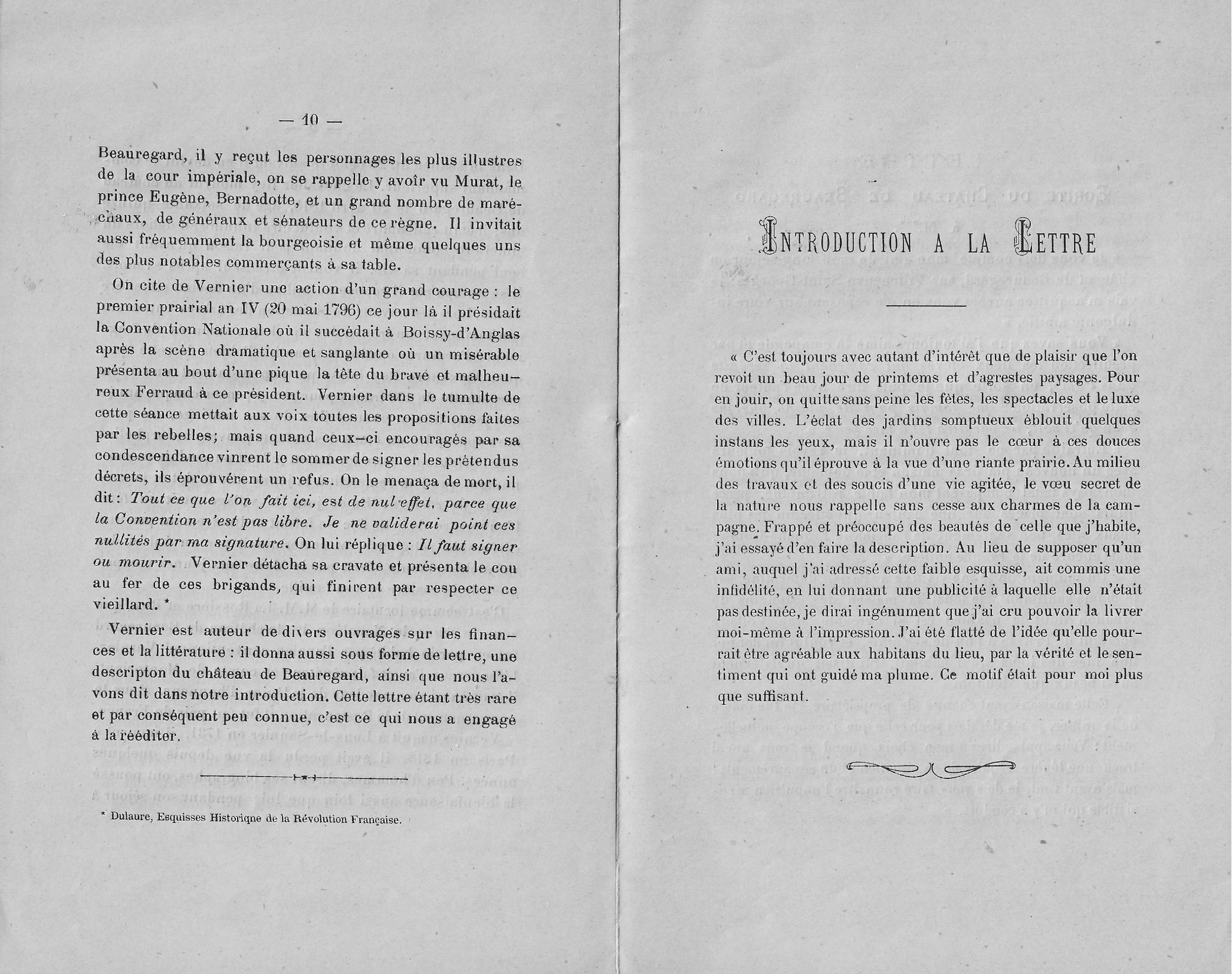 Notice historique du château de Beauregard à Villeneuve-Saint-Georges page 6