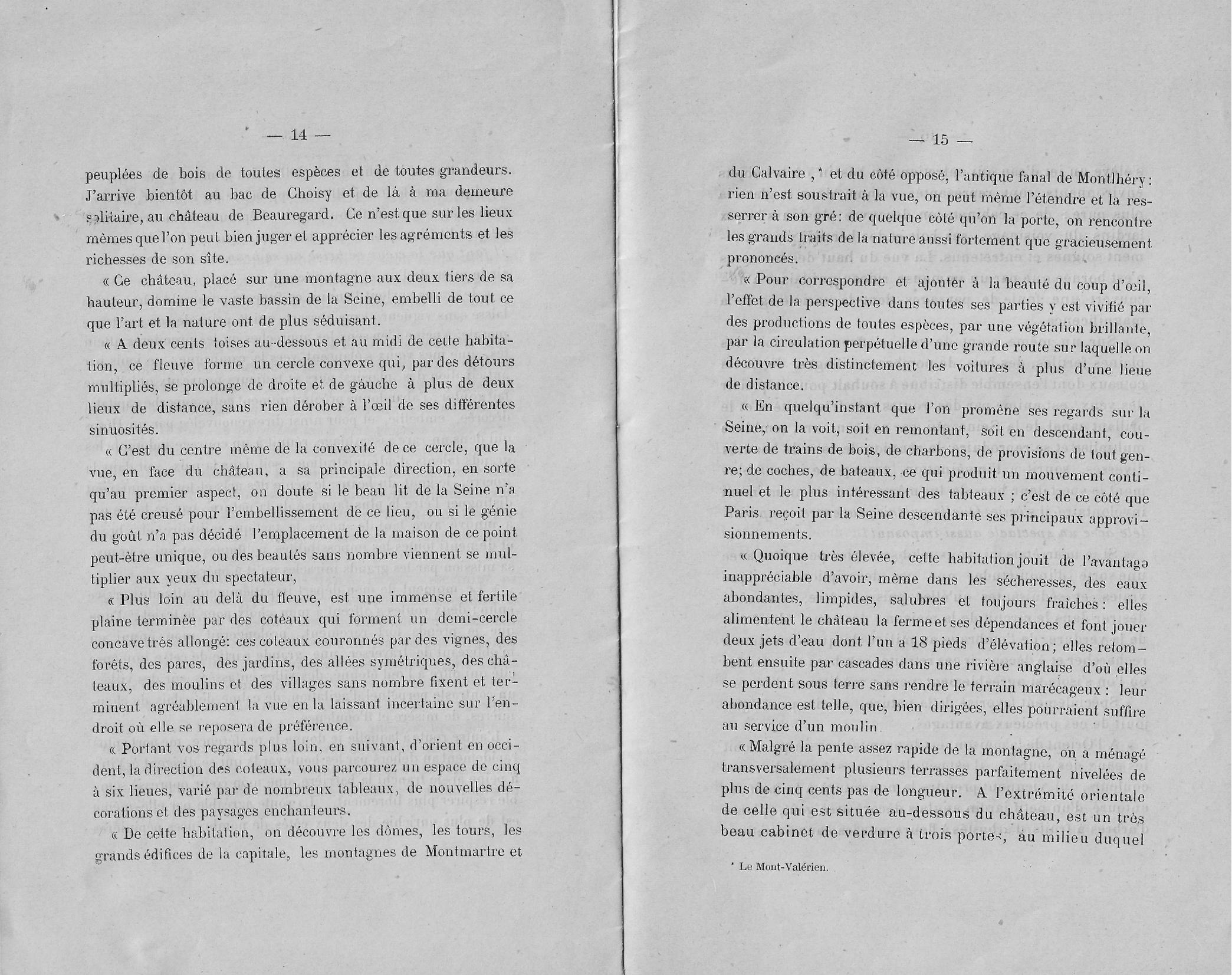 Notice historique du château de Beauregard à Villeneuve-Saint-Georges page 8
