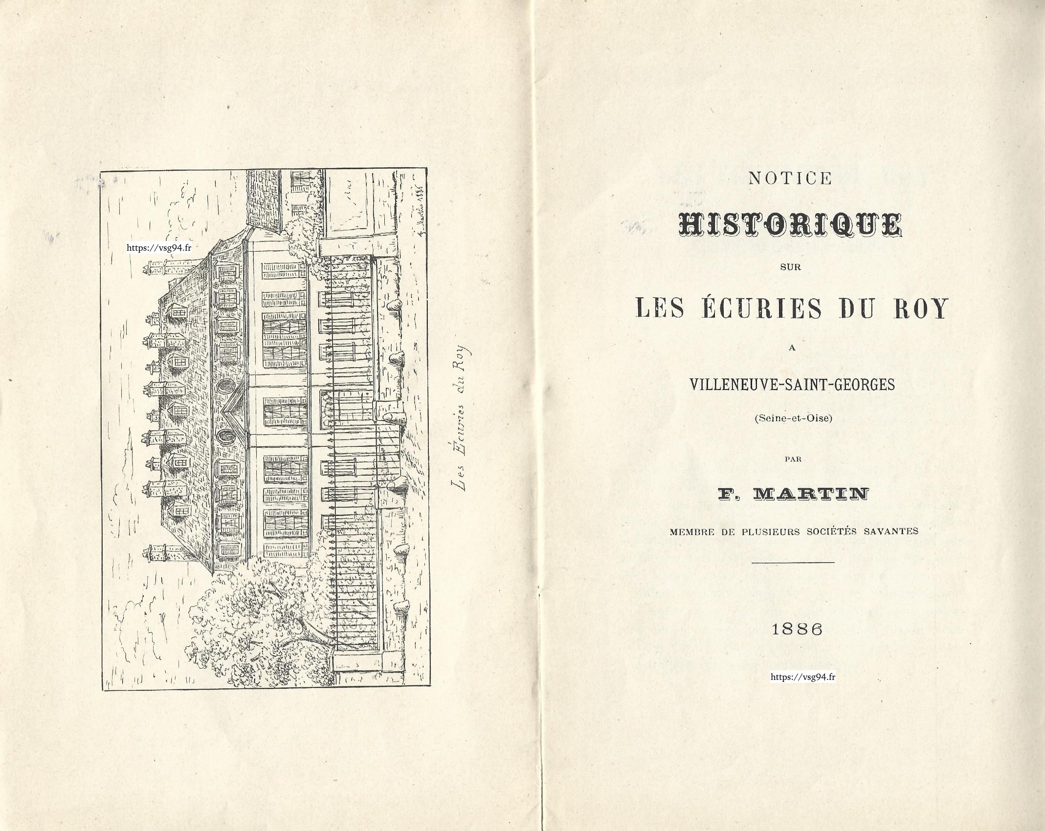 Les chapitres de l'histoire de Villeneuve-Saint-Georges page 3