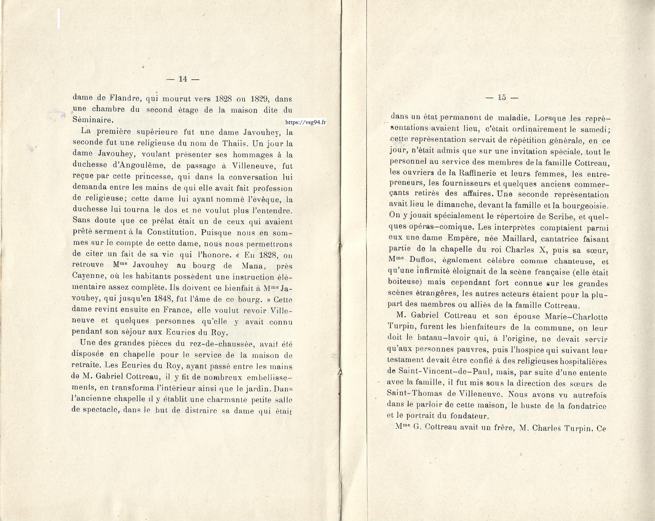 Les chapitres de l'histoire de Villeneuve-Saint-Georges page 9