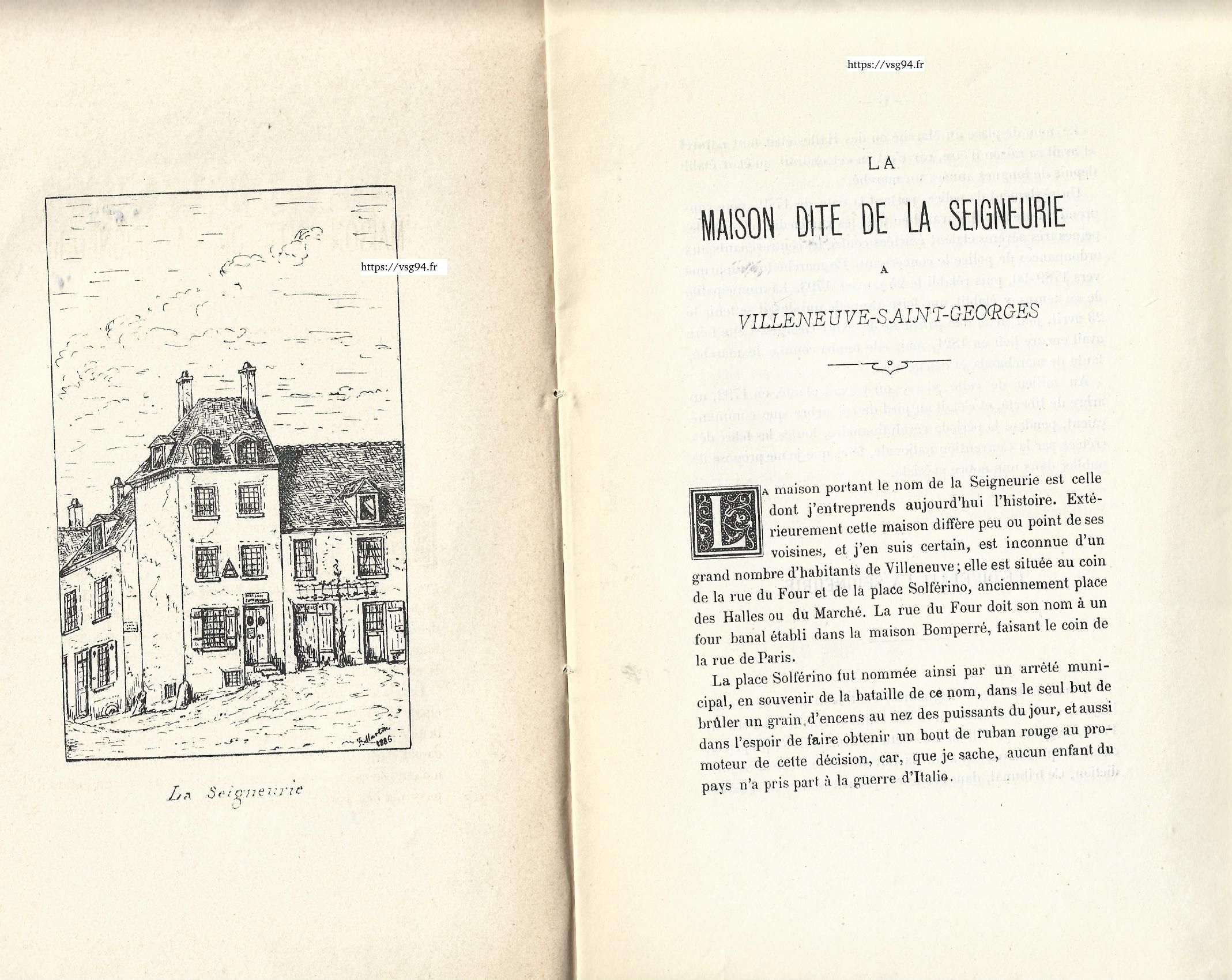 La maison de la Seigneurie à Villeneuve-Saint-Georges page 3