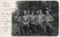 Au fort de Villeneuve Saint Georges le 15 octobre 1914, l'infanterie territoriale de campagne