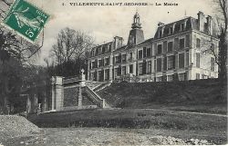 Le château de Beauregard quand la mairie s'y était installée
