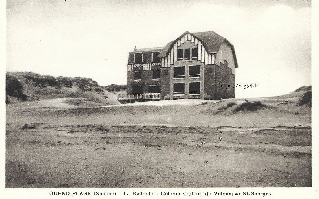 Architecture du bâtiment La Redoute à la colonie de Quend-Plage