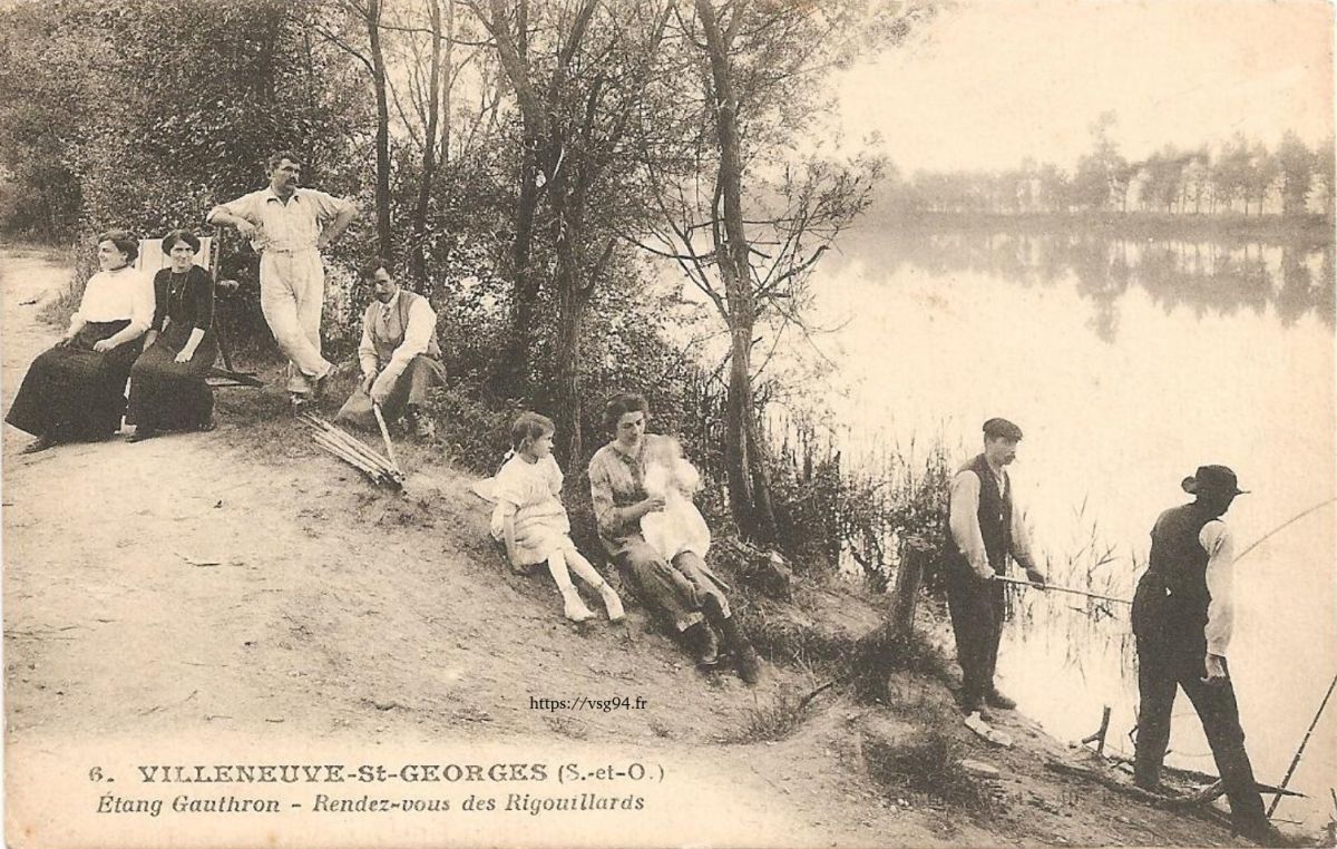 Étang Gauthron à Villeneuve-Saint-Georges, lieu de loisirs associé au Restaurant des 2 Ponts