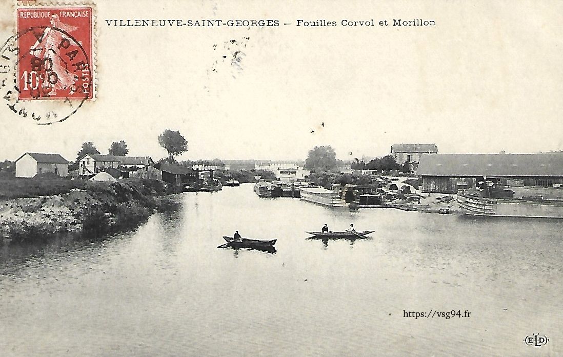 Site des fouilles archéologiques des sablières Morillon-Corvol