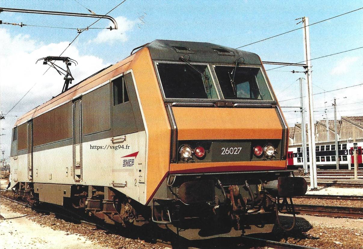 BB26000 5600 KW 90 tonnes Parc de l'EMT à Villeneuve Saint-Georges