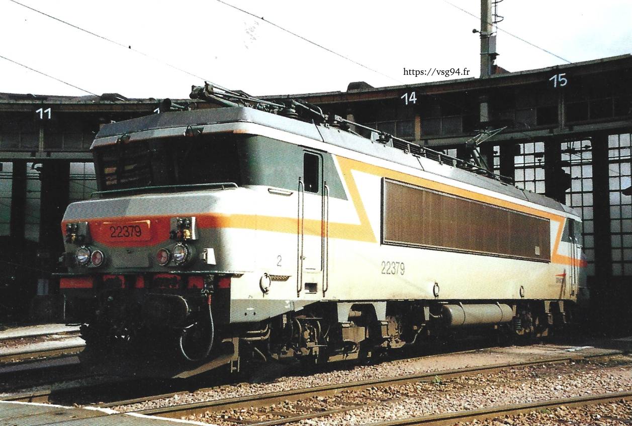 BB22200 4400 KW 90 tonnes Parc de l'EMT à Villeneuve Saint-Georges